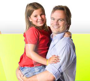 Kind mit Vater